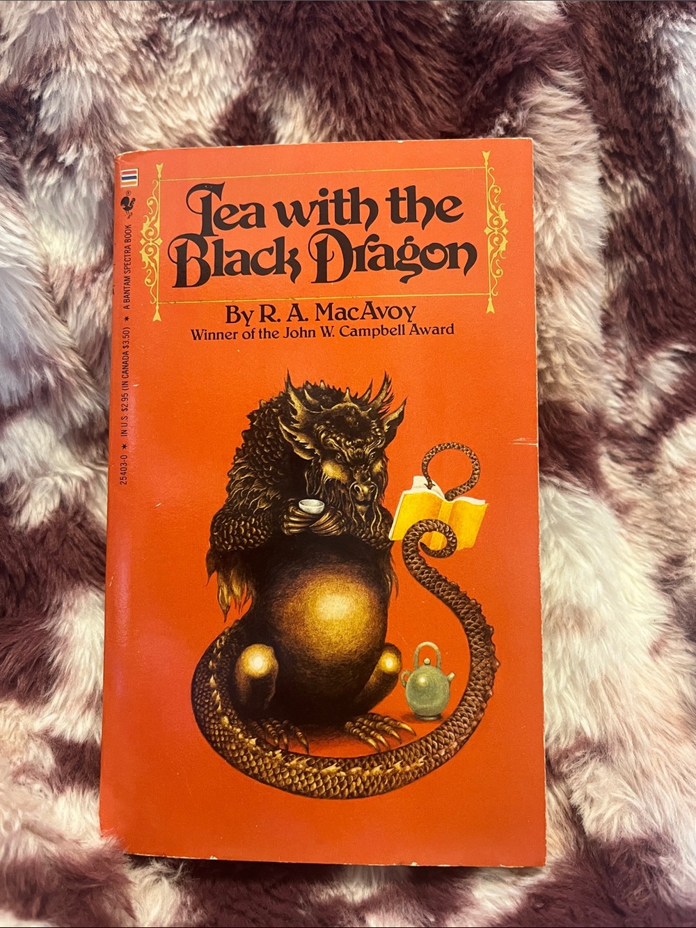 Tea with a Black Dragon by R. A. Mac boy
